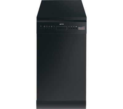 SMEG  D4B-1 Slimline Dishwasher - Black